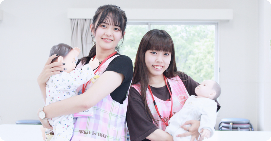 児童発達学科の授業風景