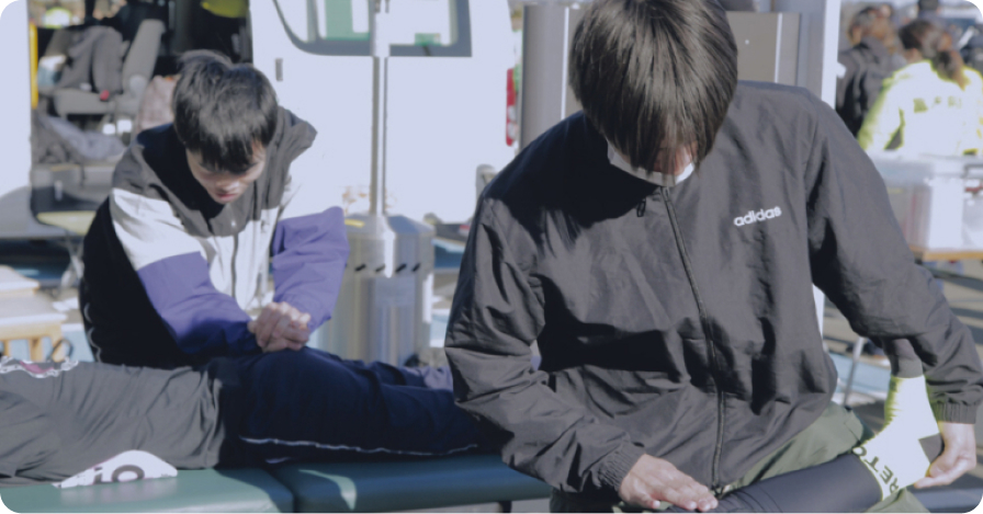 理学療法学科の実習風景