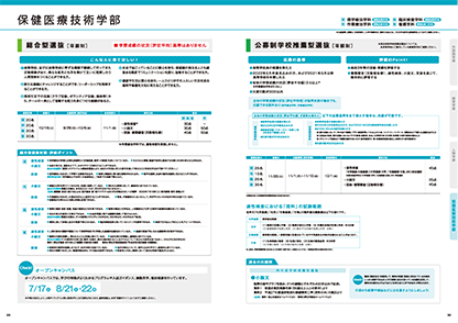 保健医療技術学部 10月総合型選抜 入試日程 文京学院大学受験生サイト Switch On